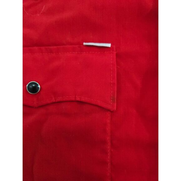 Chute 1 Vintage Western Cowboy Shirt Men 32/33 Neck 15.5 Black Pearl Button - Picture 6 of 6